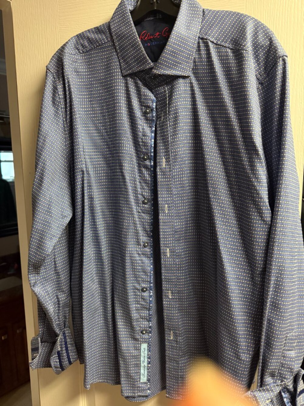 Robert Graham Long-Sleeve Button-Down Shirt Size 2XL